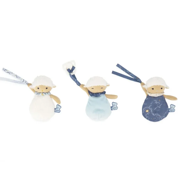 3 Sheep Doudou Soother Holders<Kaloo Clearance