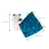 Doudou Bear Carre Douceur Night-Owl<Kaloo New