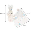 Doudou Rabbit Carre Douceur White Delicate<Kaloo Hot