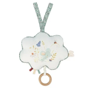 Fabric Musical Box "Green Mouse" (Une Souris Verte)<Kaloo Sale